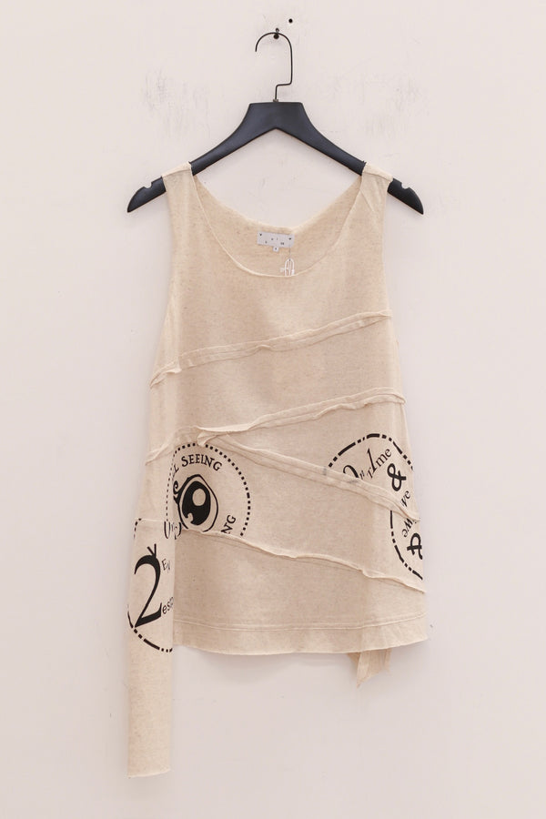 VeniceW 25 Spring/Summer Sui Top Vest VCW-T4-Natural